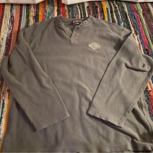 harley davidson waffle longsleeve